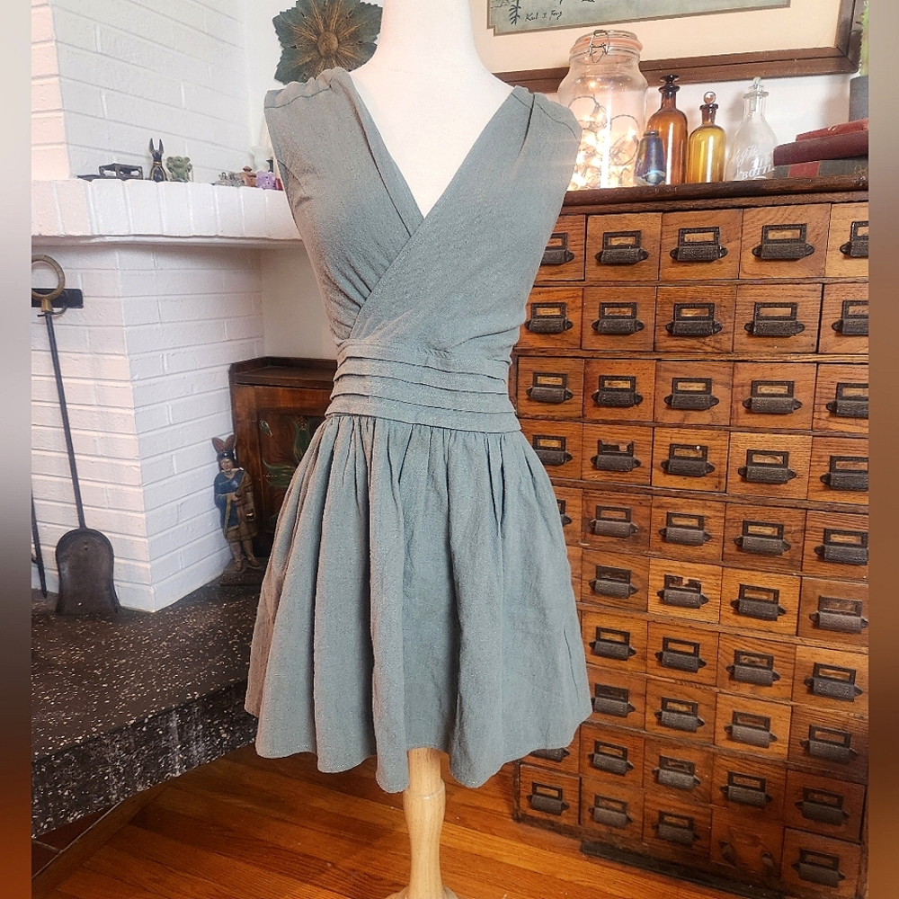 SIR the label Sea Foam Green Backless Dress